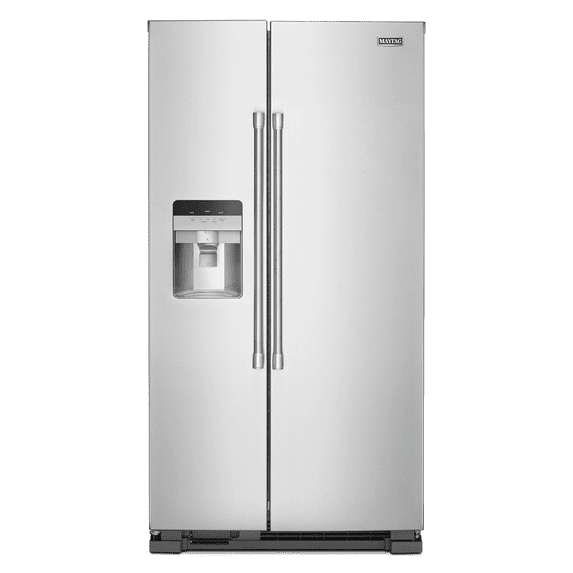 Maytag Mss25c4mg 36" Wide 24.5 Cu. Ft. Side By Side Refrigerator - Stainless Steel