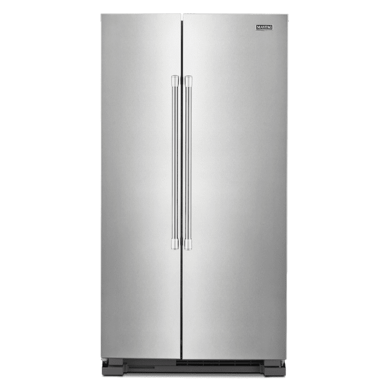 Maytag 36 Wide 24.9 Cu. Ft. Side By Side Fridge Freezer Stainless Steel Walmart