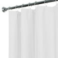 Zenna Home White Fabric Shower Curtain Liner with Weighted Hem - Water Repellent - Walmart.com