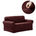 thumbnail image 1 of Maytex Pixel Stretch 1 Piece Loveseat Furniture Cover Slipcover, 1 of 6