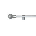 thumbnail image 1 of Maytex Smart Rods Adjustable Tension Window Curtain Rod, 28"-48", No Drilling Needed, Brushed Nickel, 1 of 5