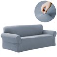 thumbnail image 1 of Maytex Stretch Pixel 1 Piece Sofa Furniture Cover Slipcover, Steel Blue, 1 of 6