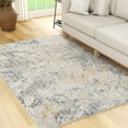 thumbnail image 1 of Mayview Darrow Abstract Cream Distressed Rug, 2.5' x 6' Runner, 1 of 7