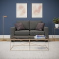 thumbnail image 1 of Mayview Upholstered Track Arm Loveseat, Charcoal, 1 of 10
