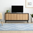thumbnail image 1 of Mayview Madison Mid-Century Modern TV Stand, Black & Oak, 1 of 5