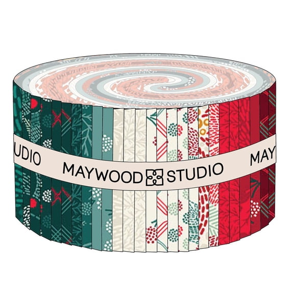 Maywood Studio - Holiday Stitches 2.5 Inch Strips 40 pcs