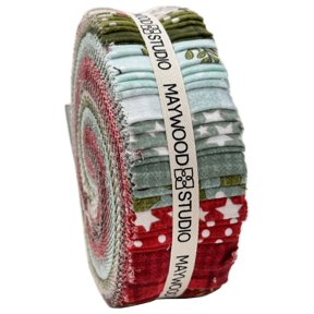 Maywood Studio - Snowtop Mountain Flannel 2.5 Inch Strips by Bonnie Sullivan 40 pcs