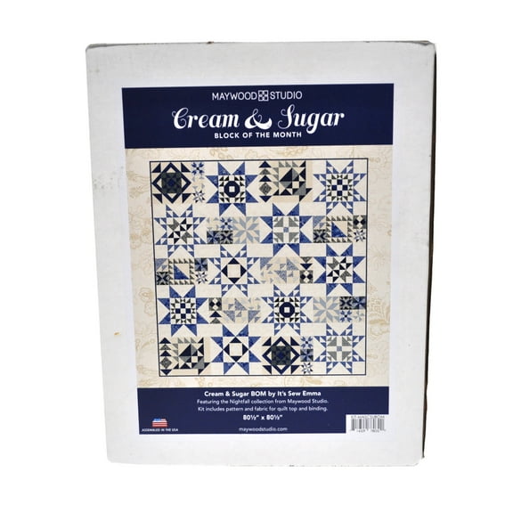 Maywood Studios Cream and Sugar Block of the Month Quilt Kit