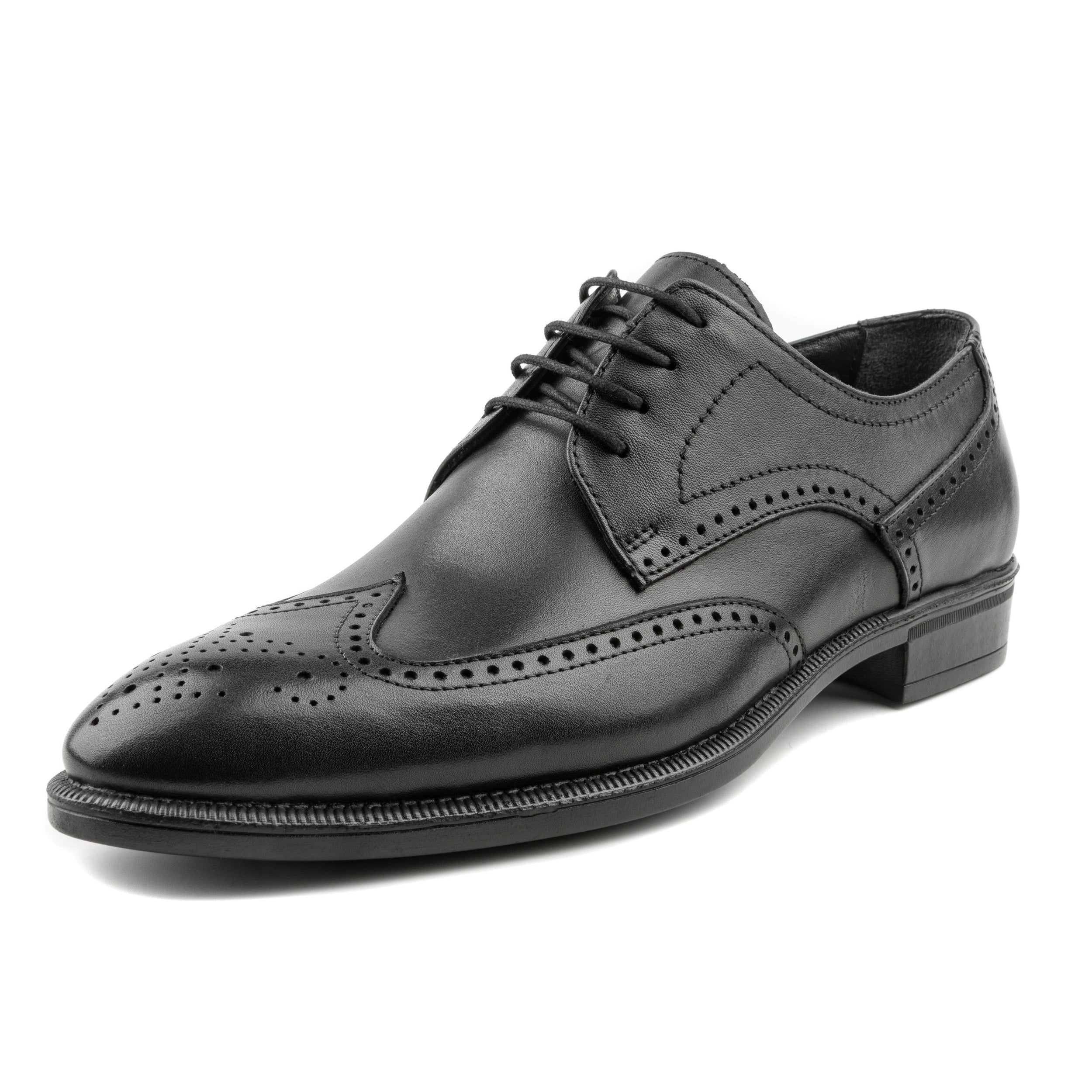 Mazaca Men's Wingtips Oxford Hand Made Shoes, Full Brogues Derby Shoes ...