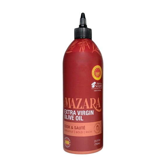 Mazara Premium Squeezable Spanish Cooking and Sautéing Olive Oil - 750ml