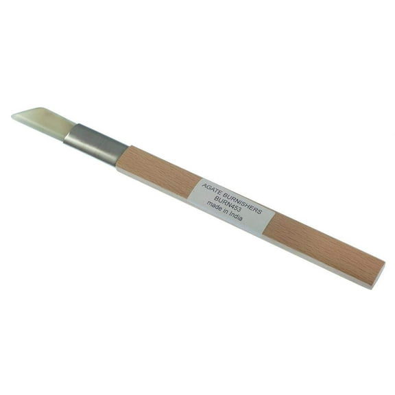 Mazbot Knife Edge Agate Burnisher - Natural Stone
