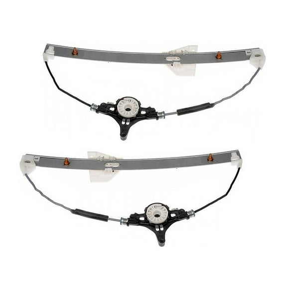 For Mazda 2 2011 2012 2013 2014 Window Regulator Driver and Passenger Side | Pair Rear Power Cable Regular | Replacement For MA1550115, MA1551115 | D651-73-590A, D651-72-590A