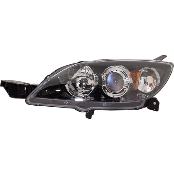 For Mazda 3 2004-2009 Headlight Assembly Driver Side | Lens and Housing | Hatchback | CAPA Certified | Replacement For MA2518107, MA2518107C | 615343176604, BN8F510L0E