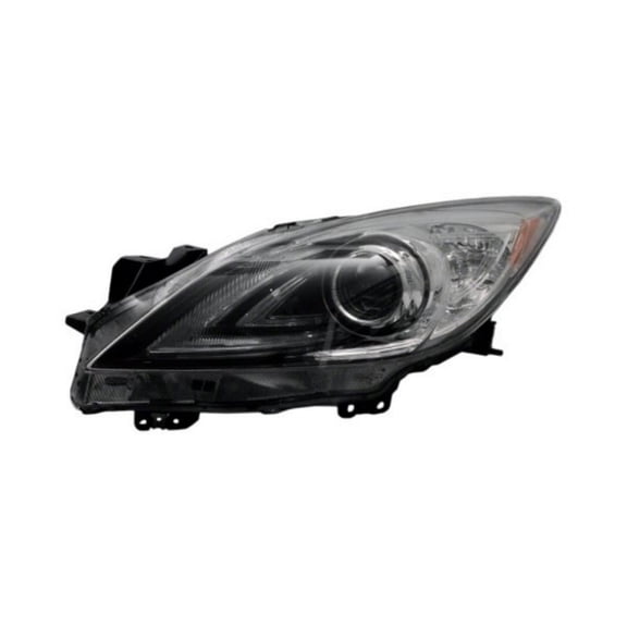 For Mazda 3 2010 11 12 2013 OEM Headlight Driver Side | Lens and Housing | w/Daytime Running Light/Auto Level | HID | Replacement For MA2518136 | 191275270769, BBN351041F