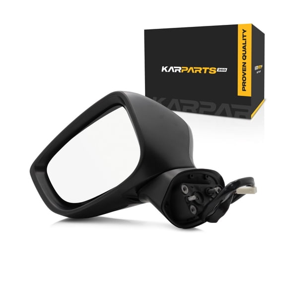 For Mazda 3 / 3 Sport Mirror 2014 2015 2016 Driver Side Manual Folding Power Non-Heated | w/o Blind Spot Detection & Signal Light | Hatchback / Sedan | Paintable MA1320181 | BHN969181E