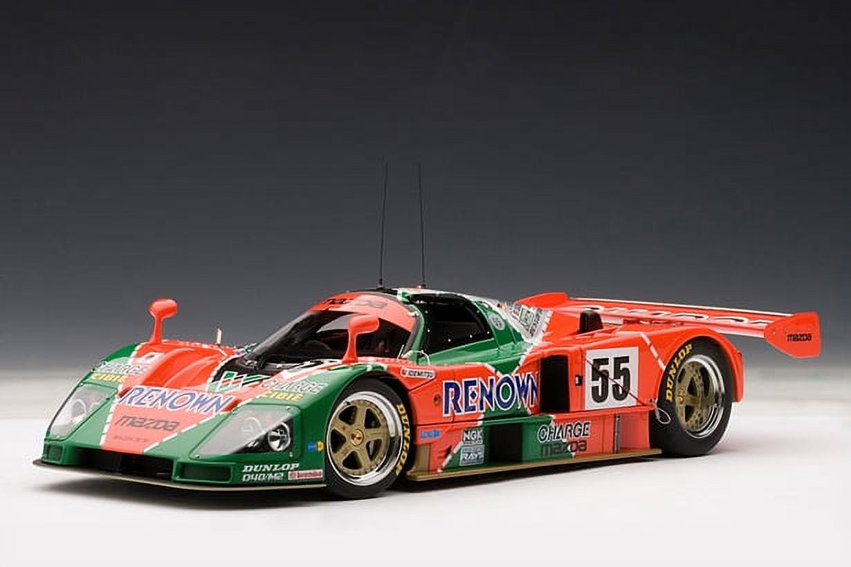 AUOTart 1/18 1991年 MAZDA 787B TOY Car 1/18 AutoArt Signature MAZDA 787B Lemans 1991 Winner