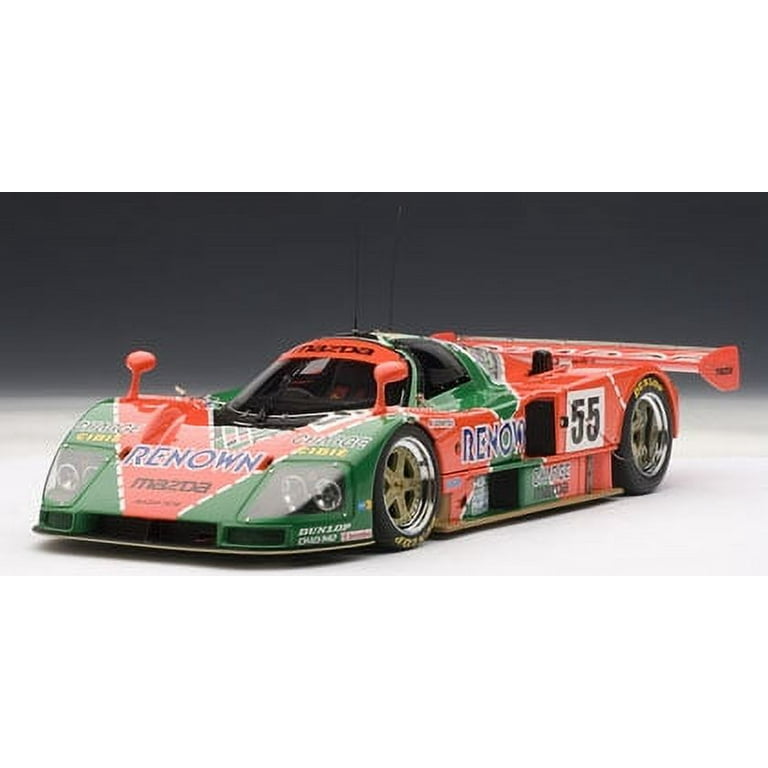 AUOTart 1/18 1991年 MAZDA 787B TOY Car Original Aunthentic 1:18 IXO Mazda 787B 55# 1991 Le Mans 24H