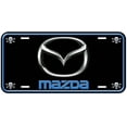 thumbnail image 1 of Mazda Black with Skull Flat Novelty Car Auto License Plate, 1 of 2