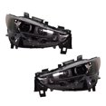 thumbnail image 1 of For Mazda CX-5 2017 2018 2019 2020 Headlight Driver and Passenger Side | Pair | LED | Replacement For MA2502151, MA2503151 | KL2J-51-041C, KB8A-51-041D, KL2J-51-031D, KB8A-51-031D, 1 of 3