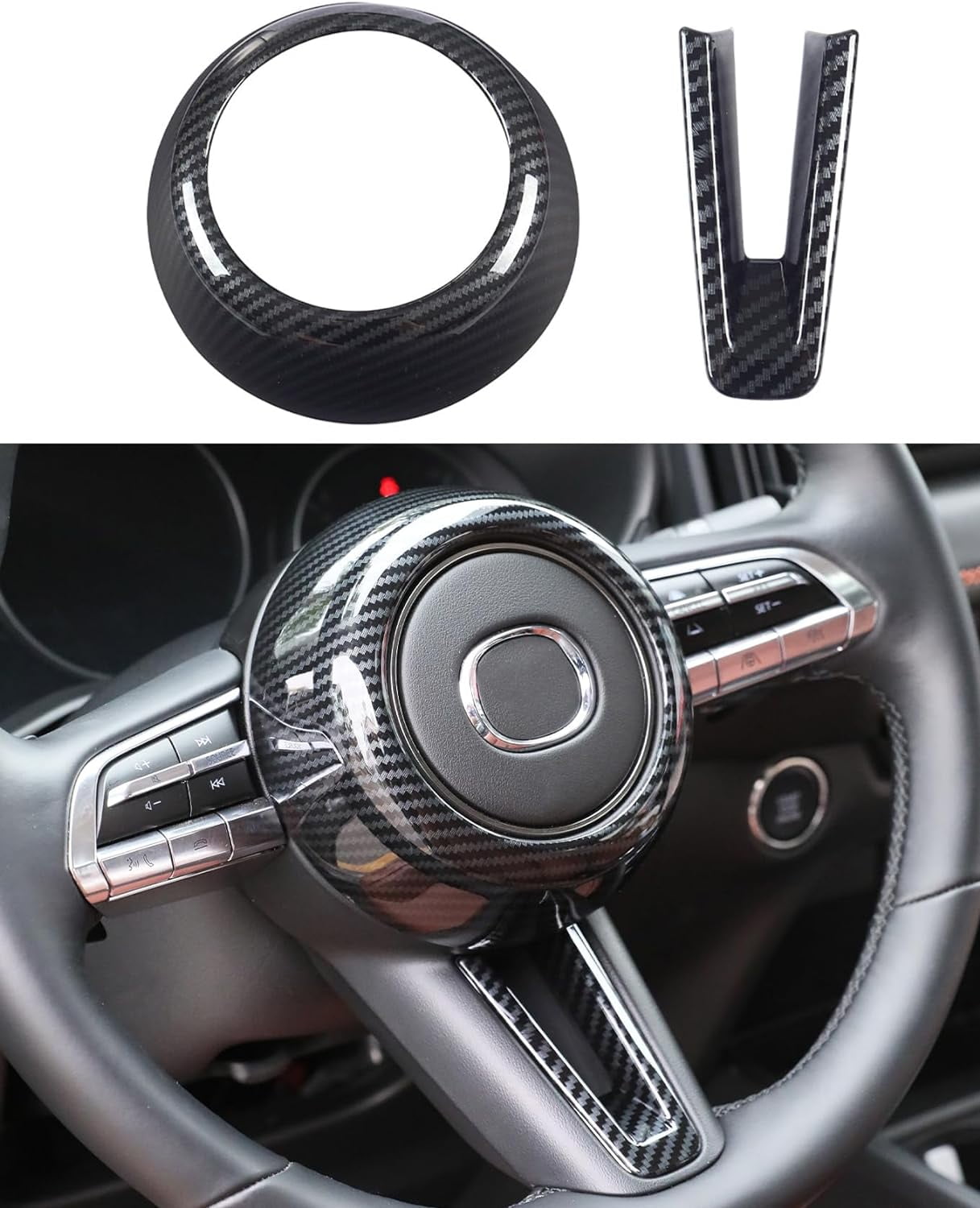 for Mazda CX50 Mazda 3 CX30 Steering Wheel Protective Trims Cover