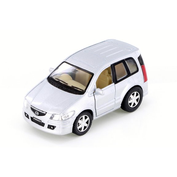 Mazda Premacy, Silver - Kinsmart 4016D - 4" Scale Diecast Model Car