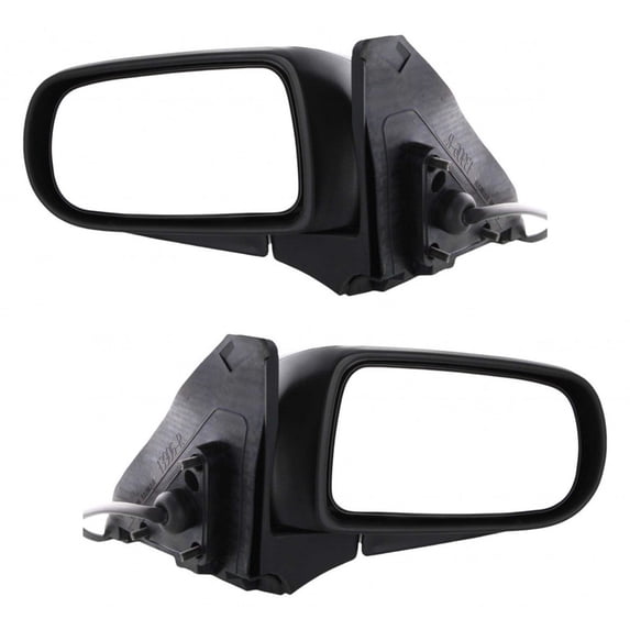 For Mazda Protege 1999 00 01 02 2003 Door Mirror Driver and Passenger Side | Pair | Power | Textured | Replacement For MA1320130, MA1321130 | 615343530185, 723650610954, 615343530192, 723650610961
