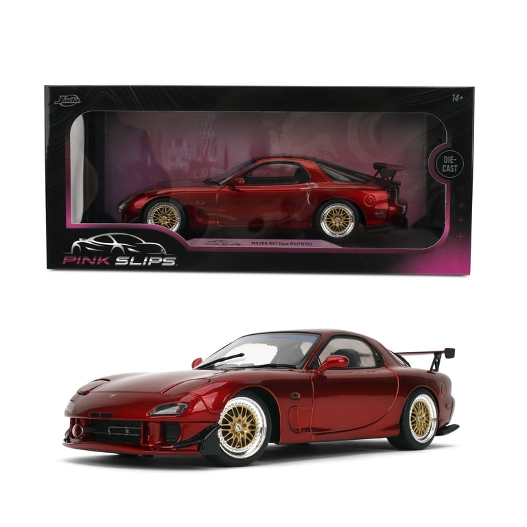 Jada Mazda FD Rx-7 diecast model, opening doors and working