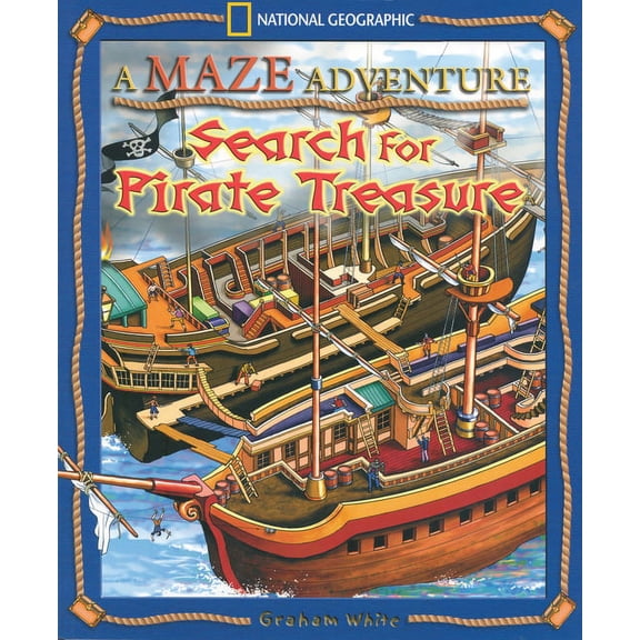 Maze Adventure: Search for Pirate Treasure, A (Paperback)