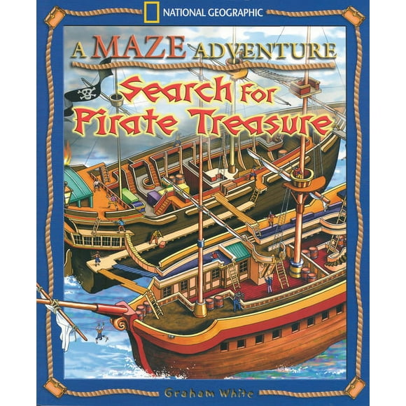 Maze Adventure: Search for Pirate Treasure, A (Paperback)