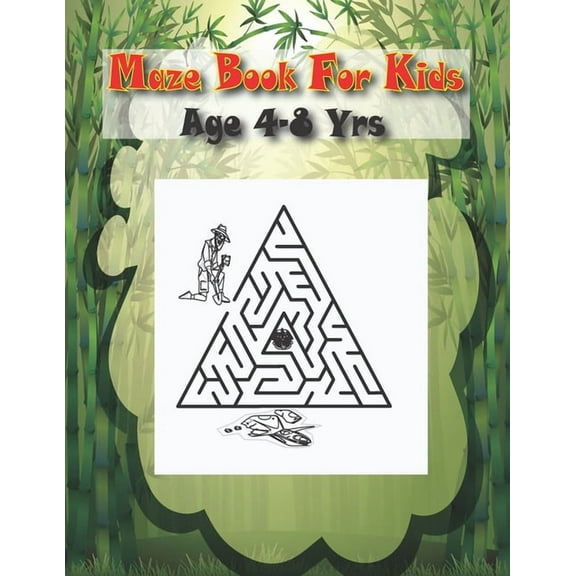 Maze Book For Kids Age 4-8 Yrs: Easy Beautiful Funny Maze Puzzles for Kids - Activity Workbook Gift For Birthday Anniversary Puzzle Lovers