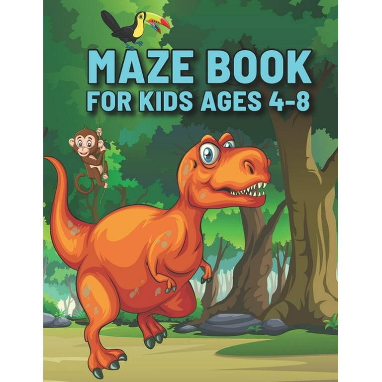 Just Mazes: 100 Easy Mazes: For Kids Ages 4-6