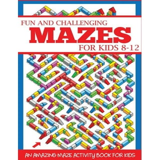 Kids Milk Mazes Age 4-6: A Maze Activity Book for Kids, Cool Egg Mazes For  Kids Ages 4-6 (Paperback)