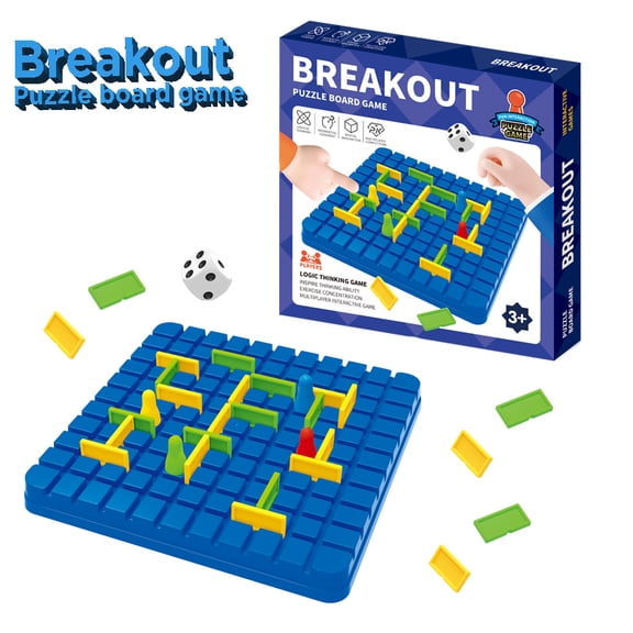 Maze Breakout Puzzle Board Game, STEM Educational Parent-Child Toys, Funny Multiplayer Interactive Competitive Game Chessboard Intelligence Game for Classroom Family and Party