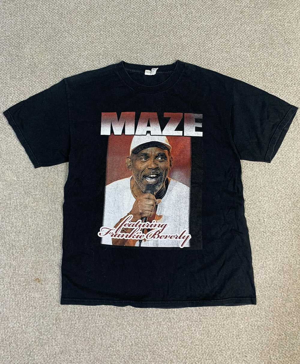 T-shirt Maze Featuring Frankie Beverly - Taille Adulte - Coton - Noir - Neuf Avec étiquettes