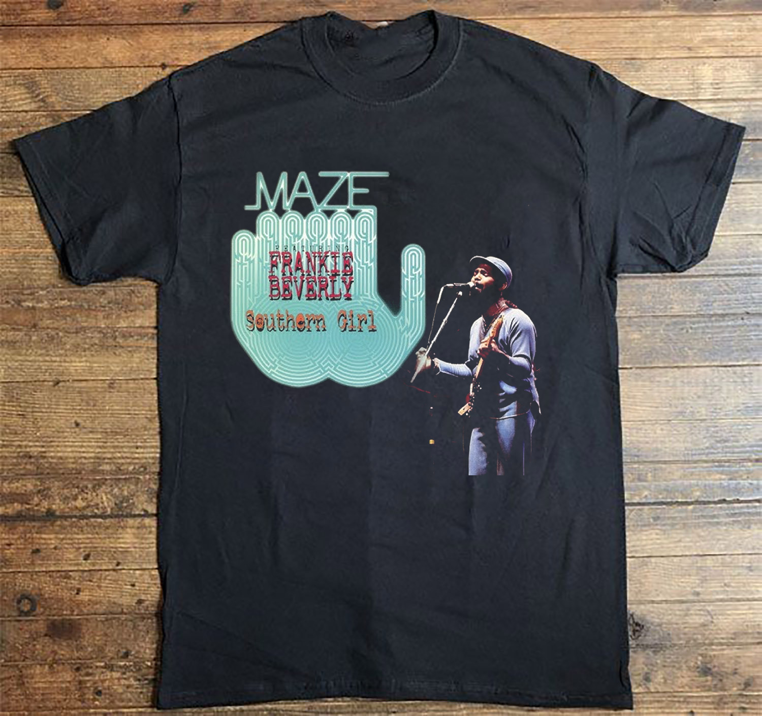Maze Featuring Frankie BeverlySouthern Girl Shirt Rip Frankie Beverly