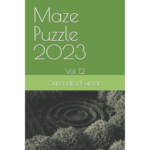 Maze Puzzle 2023 : Vol 12 (Paperback)