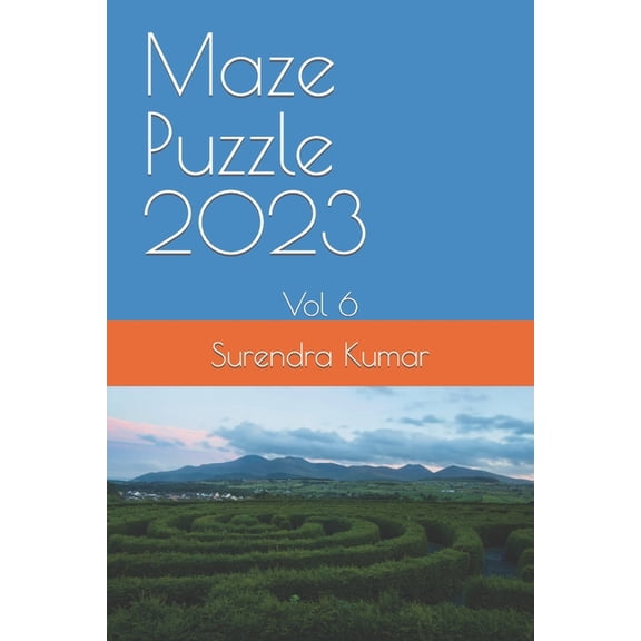 Maze Puzzle 2023 : Vol 6 (Paperback)
