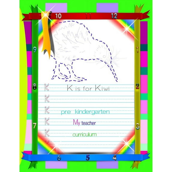 Maze Puzzle Bonus for Pre Kindergarten K Handwriting Learning Books: Dash line for learning book for pre kindergarten kids. Kids age above 2. 2 maze puzzle handw, Book 158, (Paperback)