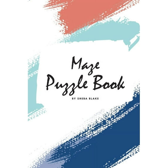 Maze Puzzle Book : Volume 14 (Small Softcover Puzzle Book for Teens and Adults) (Paperback)