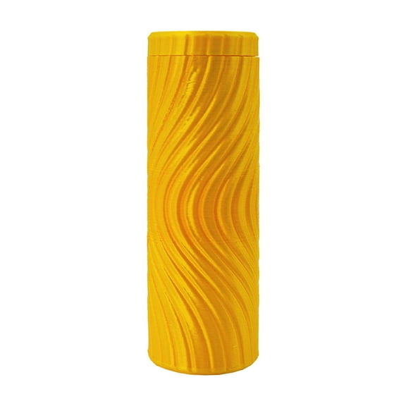 Maze Puzzle Hidden Plastic Banknote Storage Box, Secret Safe for Money and Valuables, Yellow, Portable