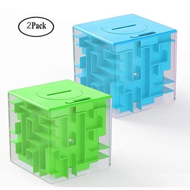 Maze Puzzle Money Box, Maze Puzzle Box, Money Box Puzzle for Kids