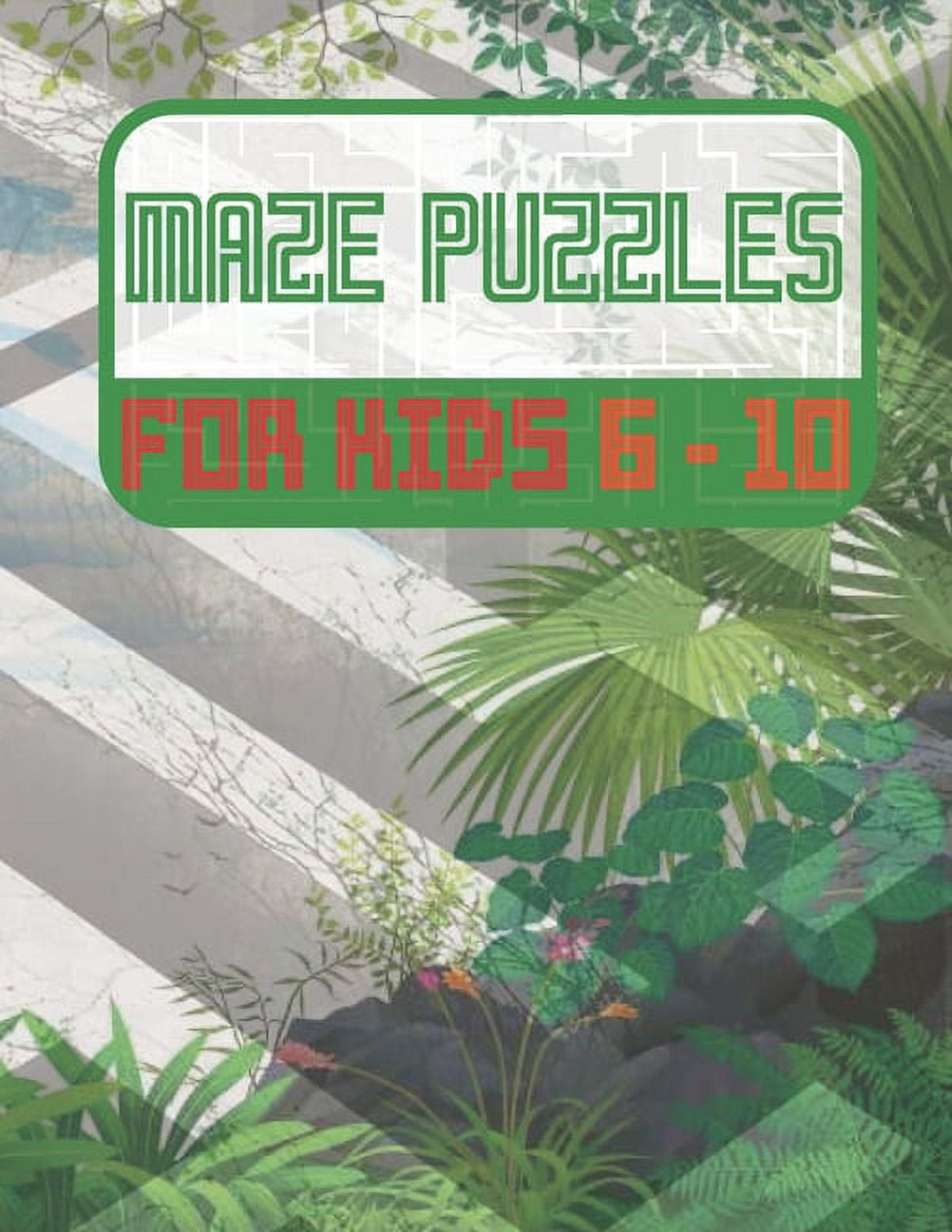 Maze Puzzles For Kids 6-10: Maze Activity Book - 6-10 - Learning ...