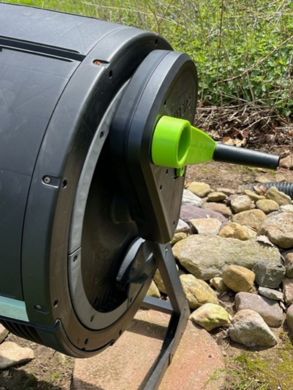 Maze RSIMAZE Two Stage 65 Gallon Compost Tumbler with Easy Turn Kit