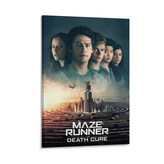 Maze Runner The Death Cure Movie Poster Gifts Canvas Painting Poster Wall Art Decorative Picture Prints Modern Decor 16x24inch(40x60cm)