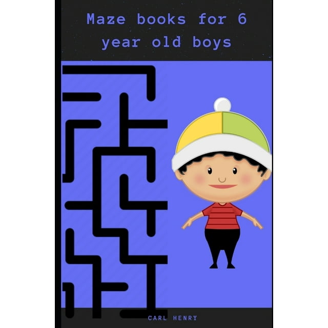 Maze books for 6 year old boys Fun filled and easy to solve maze