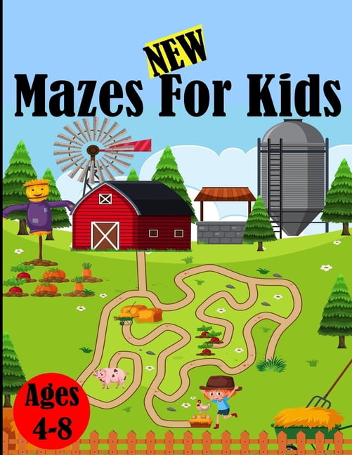 Maze for kids: Creative maze puzzle for kids, (Paperback)