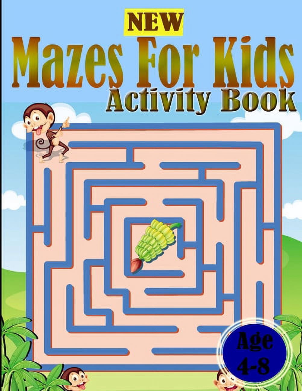 Maze for kids: Creative maze puzzle for kids, (Paperback)