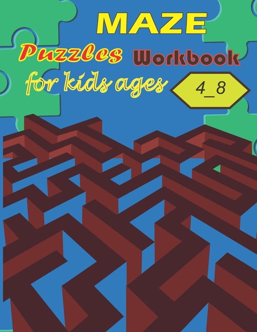 Maze puzzles workbook for kids ages 4_8: A Maze activity book for kids, (Paperback)
