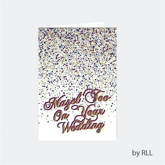 Mazel Tov Wedding Card Counter - Pack of 12