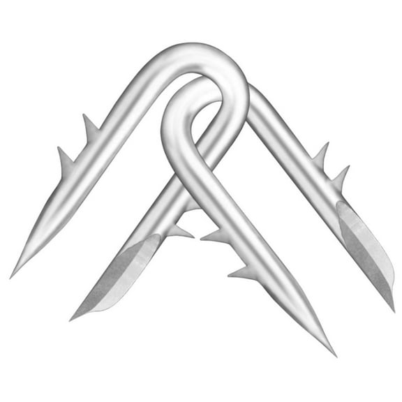 Mazeland 116050134L Lock Double Barb Staple - 1.75 in. Glvanized 50 lbs